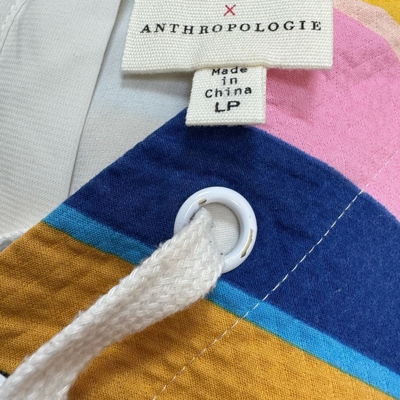 Tracy Reese x Anthropologie Coastal Stripe Shift Dress Multicolor Size L Petite - Picture 10 of 10